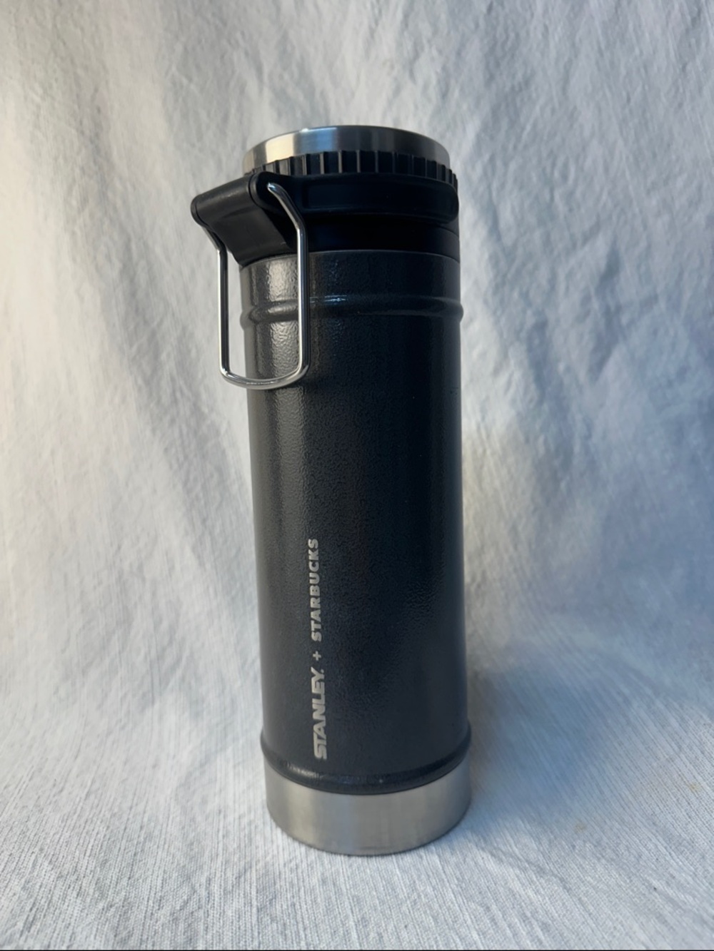 Stanley x Starbucks Gray Stainless Travel Mug - with French press